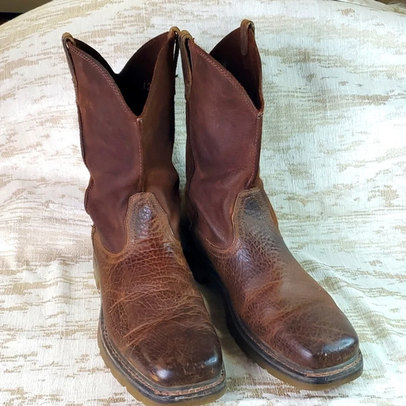 Rambler Square Toe Cowboy Boots Sz 12D - Picture 5 of 13